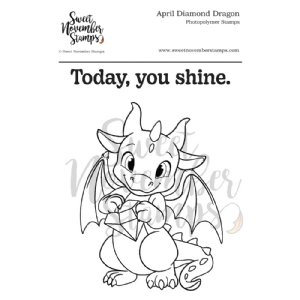 Sweet November - Clear Stamp - April Diamond Dragon