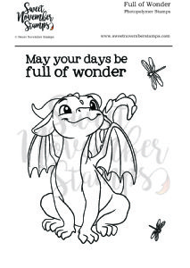 Sweet November - Clear Stamp - Full of Wonder