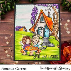 Sweet November - Clear Stamp - Coffwees