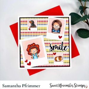 Sweet November - Clear Stamp - Postage Pals Landscape