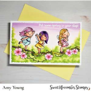 Sweet November - Clear Stamp - Fairwee Twirl