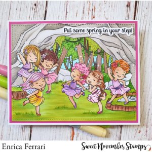 Sweet November - Clear Stamp - Fairwee Twirl