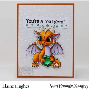 Sweet November - Clear Stamp - May Emerald Dragon