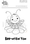 Sweet November - Clear Stamp - Bee-utiful You