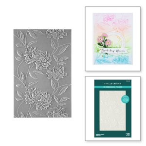 Spellbinders - 3D Embossing Folder - Beautiful Blooms