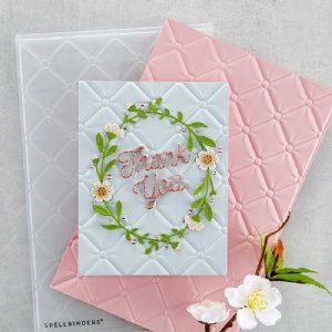 3D Embossing Folder - Tufted