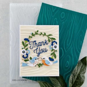 3D Embossing Folder - Knock on Wood