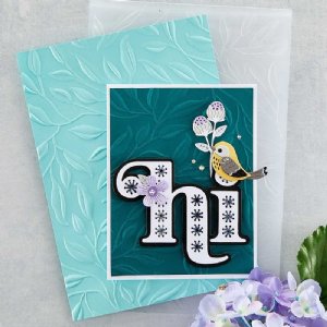 3D Embossing Folder - Leafy