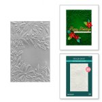 Spellbinders - 3D Embossing Folder - Holiday Floral Swag