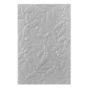Spellbinders - 3D Embossing Folder - Holly & Foliage