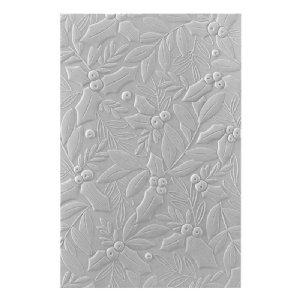 Spellbinders - 3D Embossing Folder - Holly & Foliage