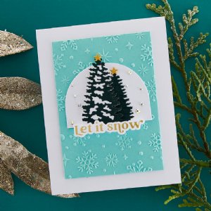 Spellbinders - Embossing Folder - Sparkling Snow