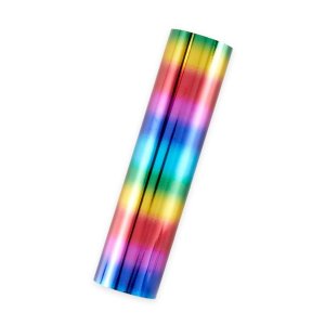 Glimmer - Foil - Mini Rainbow Stripe