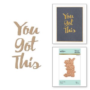 Glimmer - Hot Foil Plate - You Got This