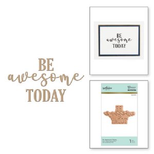Glimmer - Hot Foil Plate - Be Awesome Today