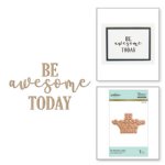 Glimmer - Hot Foil Plate - Be Awesome Today