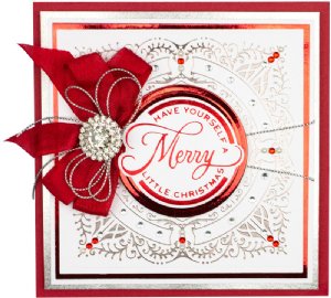 Glimmer - Hot Foil Plate & Dies - Merry Filigree Quatrefoil