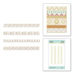 Glimmer - Hot Foil Plate - Christmas Border Greetings