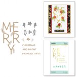 Glimmer - Hot Foil Plate & Dies - Merry Salutations