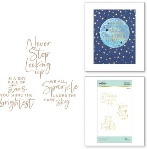 Glimmer - Hot Foil Plate - Celestial Sentiments