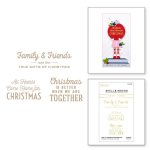 Glimmer Hot Foil Plate - Be Merry - Gifts of Christmas Sent.