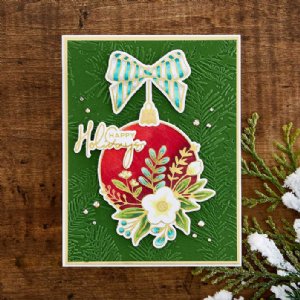 Glimmer - Hot Foil Plate - Blooming Ornament