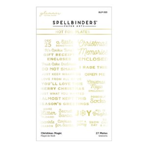 Glimmer - Hot Foil Plate - Christmas Magic