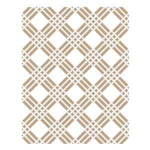 Spellbinders - Glimmer Hot Foil Plate, Toolbox Essentials - Tic Tac Toe Plaid