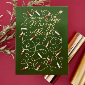 Glimmer - Hot Foil Plate & Dies Set - De-light-ful Christmas