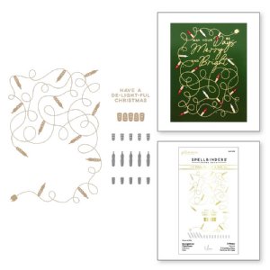 Glimmer - Hot Foil Plate & Dies Set - De-light-ful Christmas