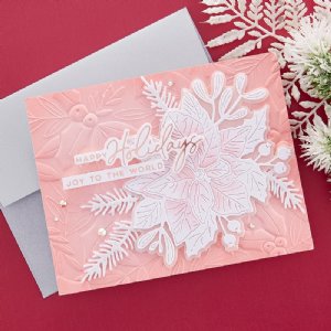 Glimmer - Hot Foil Plate & Dies Set  - A Merry Little Christmas Sentiments