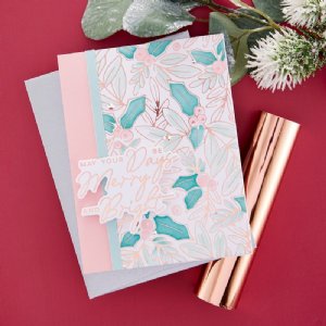 Glimmer - Hot Foil Plate & Dies Set  - A Merry Little Christmas Sentiments