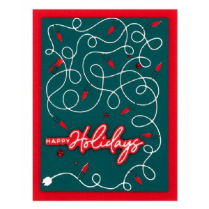 Glimmer - Hot Foil Plate & Dies Set  - A Merry Little Christmas Sentiments