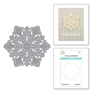 Spellbinders - Die - Merry Stitchmas - Sparkling Mandala