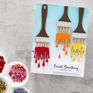 Spellbinders - Dies - Paint Your World - Artful Brush