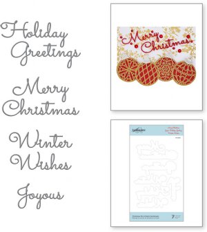 Spellbinders - Dies - Christmas Mix & Match Sentiments