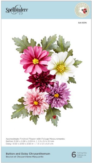 Spellbinders - Dies - Button & Daisy Chrysanthemum