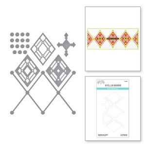 Spellbinders - Die - Slimline - Kaleidoscope Argyle