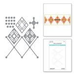 Spellbinders - Die - Slimline - Kaleidoscope Argyle