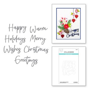 Spellbinders - Die - Tis the Season - Create a Christmas Sentiment