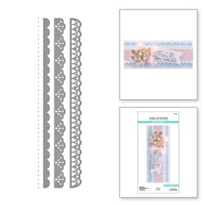 Spellbinders - Die - Classically Becca - Romantic Slimline Borders