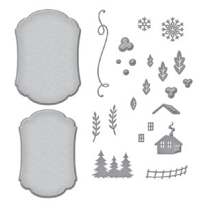 Spellbinders - Dies - Winter Label Motifs