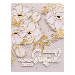 Spellbinders - Die, Anemone Blooms - Anemones 