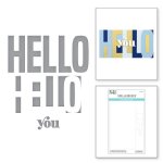 Spellbinders - Die - Be Bold Color Block - Hello You