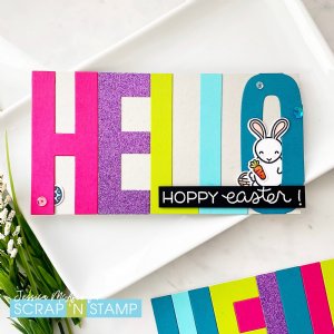 Spellbinders - Die - Be Bold Color Block - Hello You