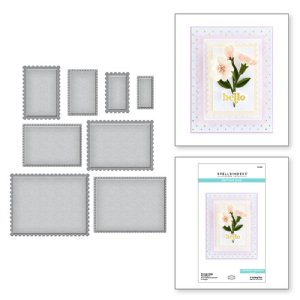 Spellbinders - Dies - Postage Edge Rectangles