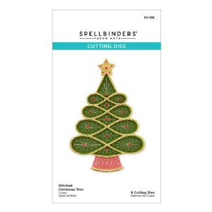 Spellbinders - Dies - Stitched Christmas Tree