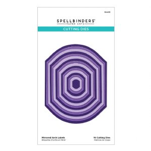 Spellbinders - Dies - Mirrored Arch Labels