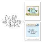 Spellbinders - Cling Stamp - Hello There