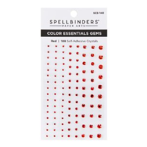 Spellbinders - Self Adhesive Gems - Red Mix